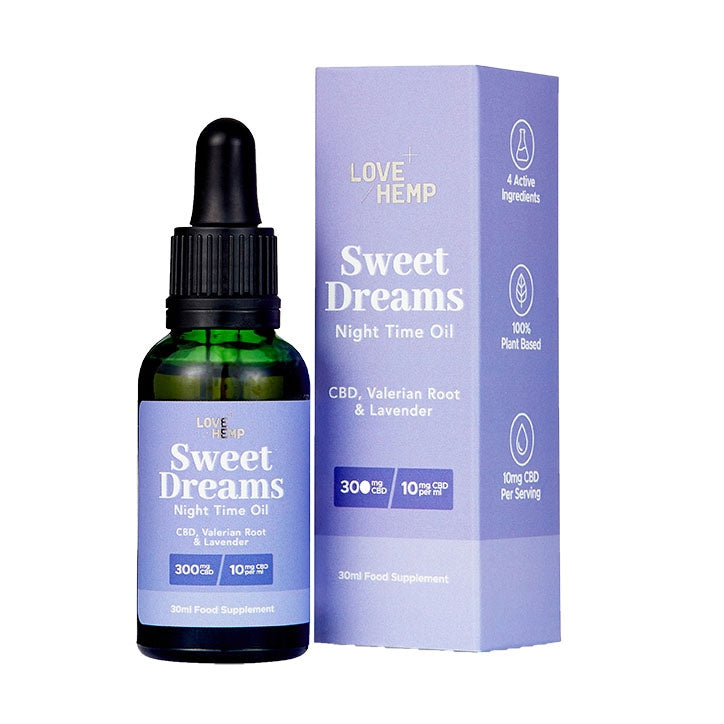 Love Hemp Sweet Dreams 300mg CBD Oil 30ml GOODS Holland&Barrett