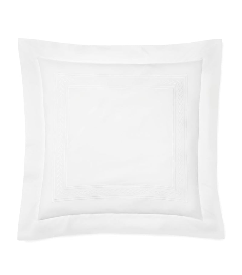 Pratesi Impero silk-cotton pillowcase 65cm, imported from the UK