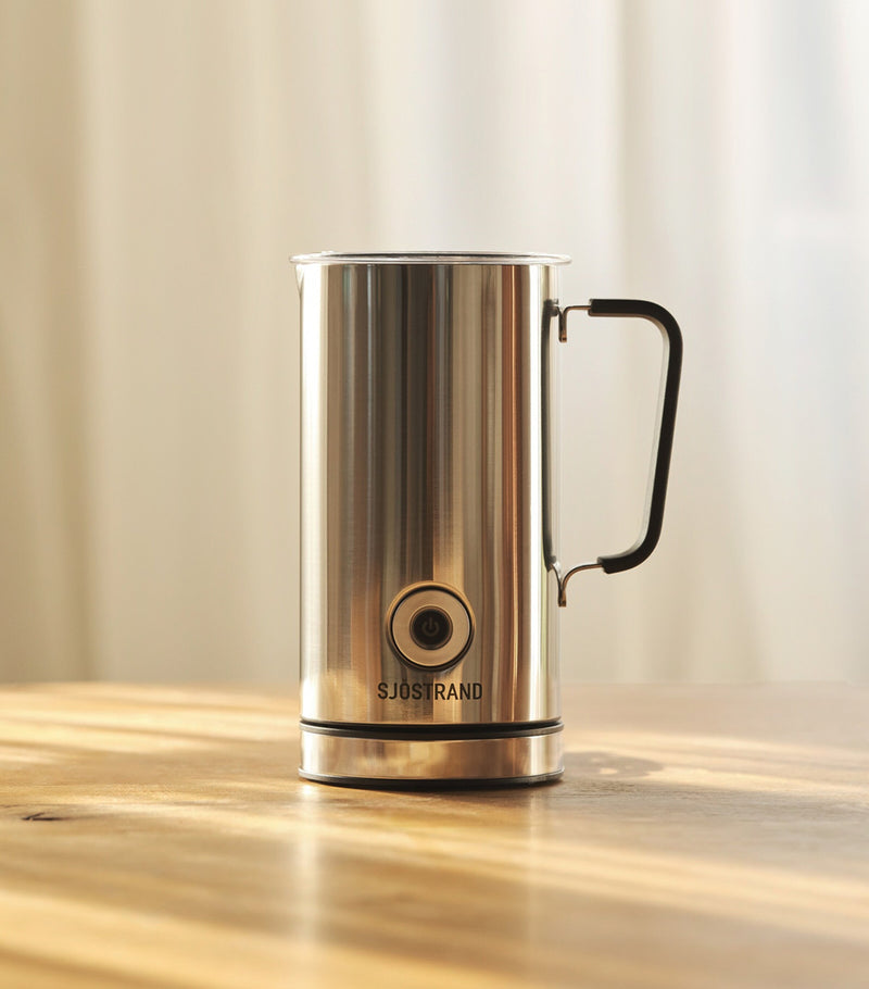 Sjöstrand stainless steel milk frother 300ml (British brand)