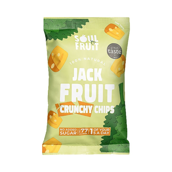 Soul Fruit Crunchy Dried Jackfruit Chips 20g GOODS Holland&Barrett