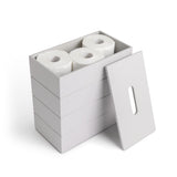 Habitat Tongue & Groove Toilet Roll Store Grey GOODS Sainsburys   