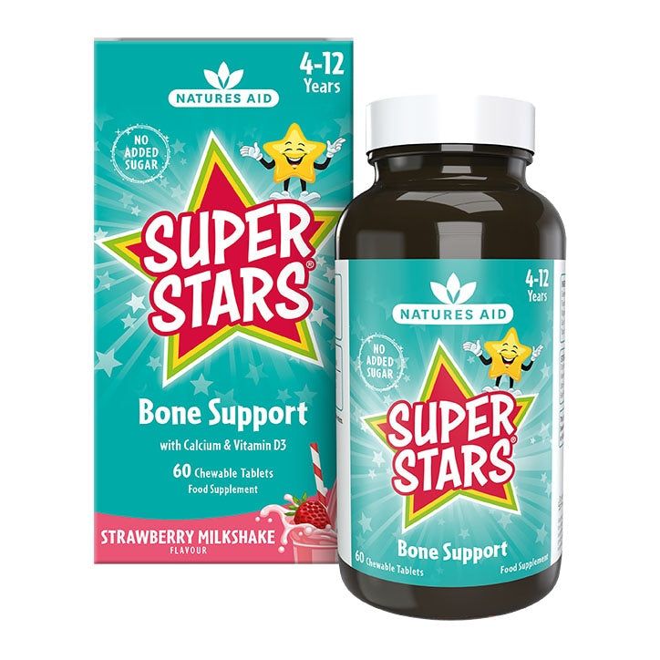 Natures Aid Super Stars Bone Support 60 Tablets GOODS Holland&Barrett