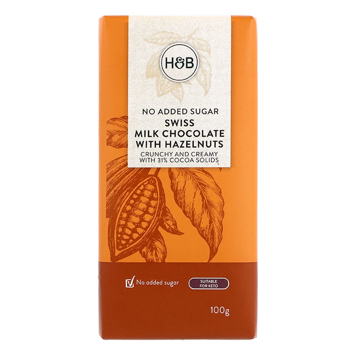 Holland & Barrett Swiss White Chocolate 100g GOODS Holland&Barrett