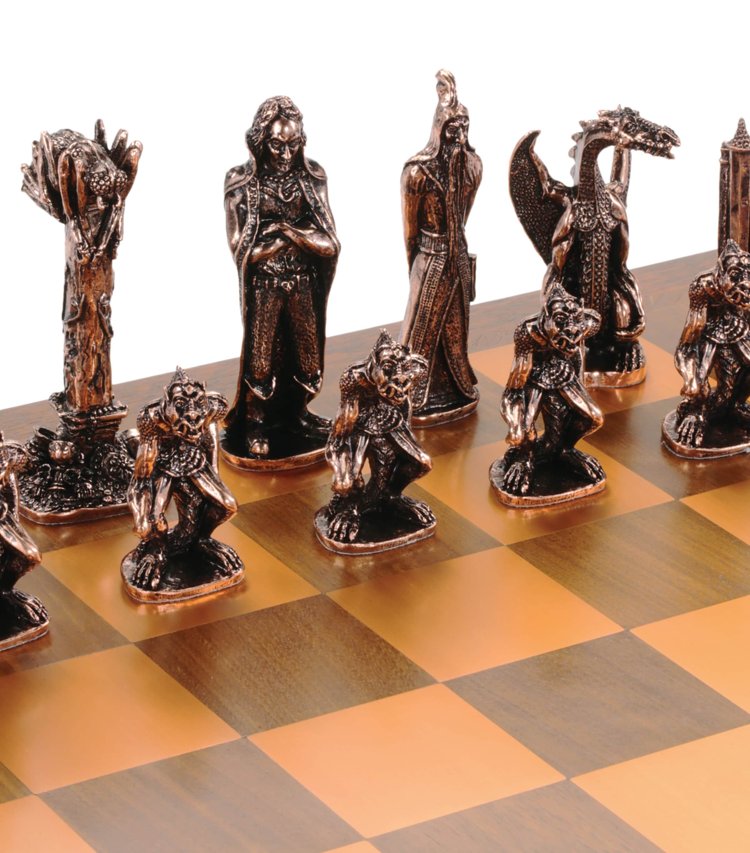 Royal Selangor War Of The Rings chess set, imported from the UK