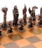 Royal Selangor War Of The Rings chess set, imported from the UK