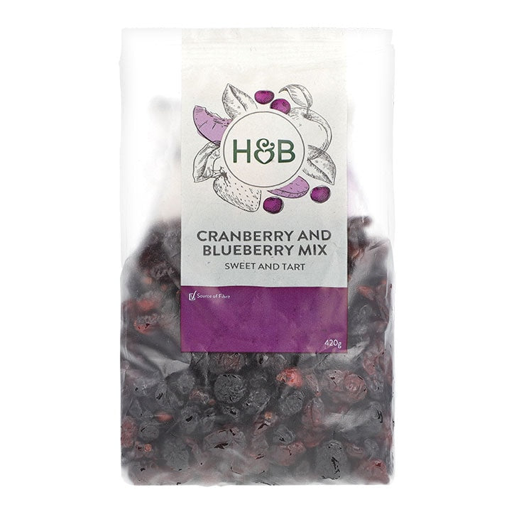 Holland & Barrett Cranberry & Blueberry Mix 420g GOODS Holland&Barrett