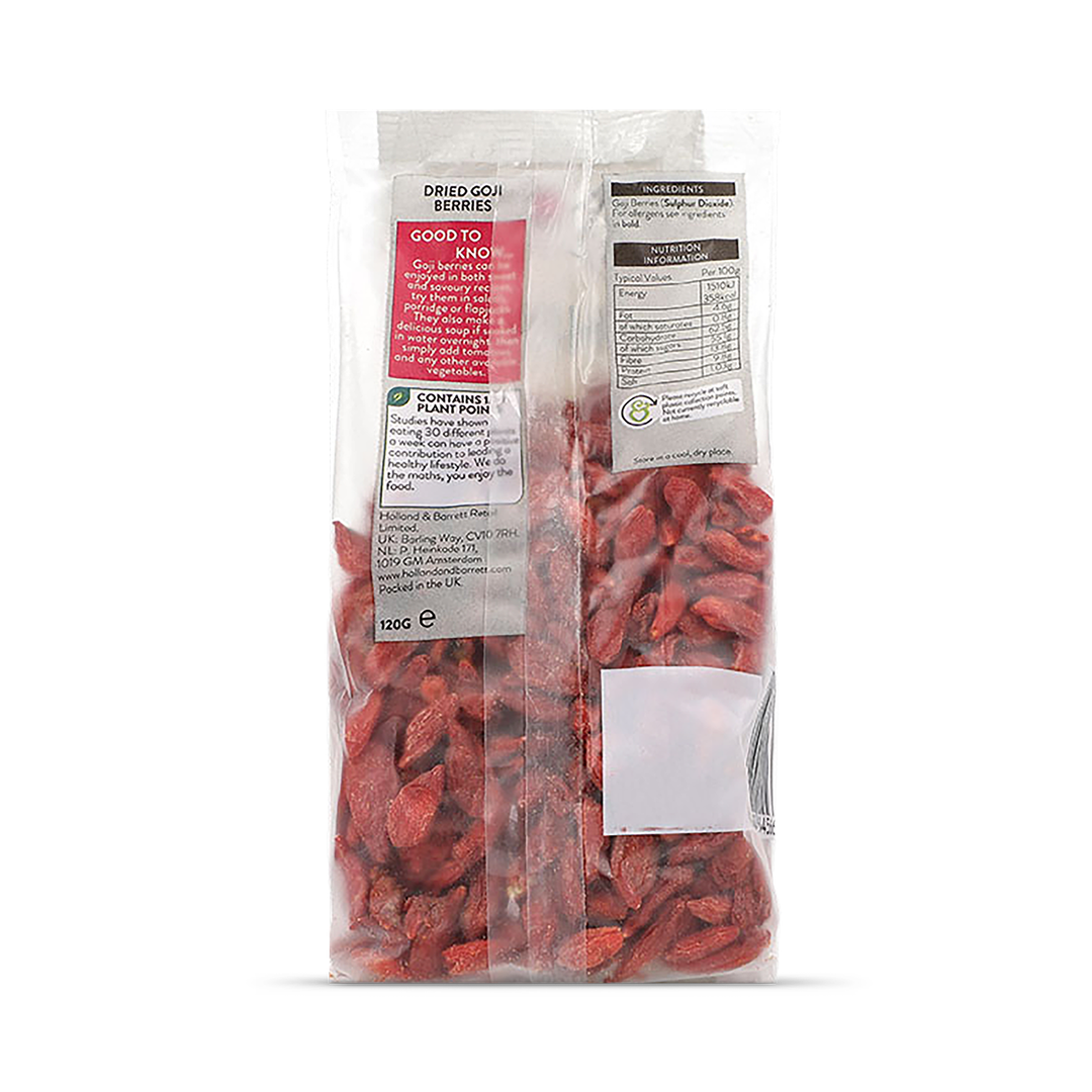 Holland Barrett Goji Berries 120g