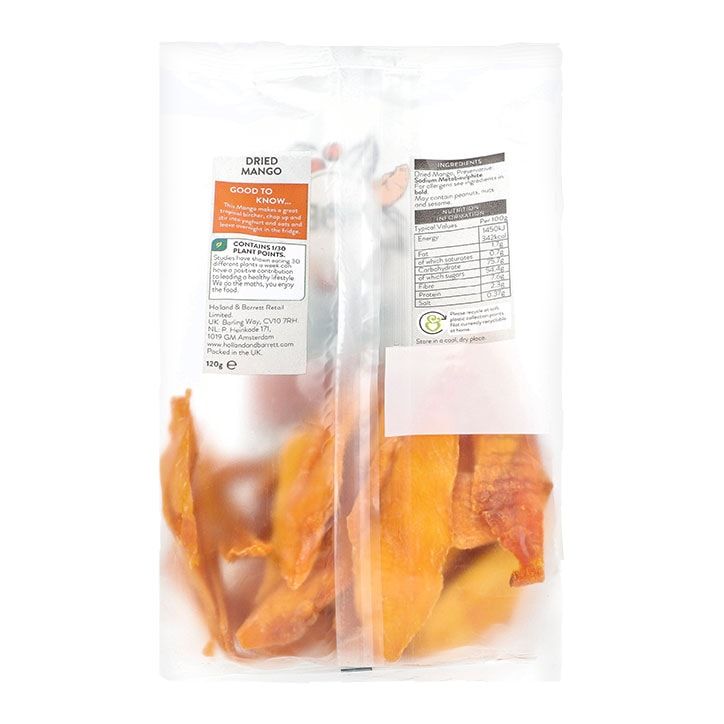 Holland & Barrett Dried Mango Slices 120g GOODS Holland&Barrett