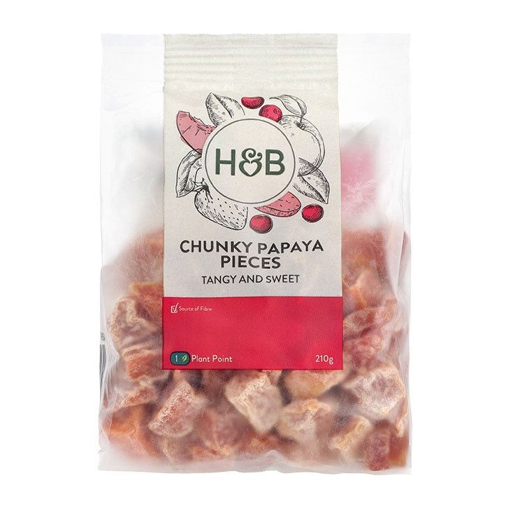 Holland & Barrett Chunky Papaya Pieces 210g GOODS Holland&Barrett