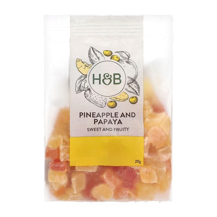 Holland & Barrett Pineapple & Papaya Chunks 210g GOODS Holland&Barrett