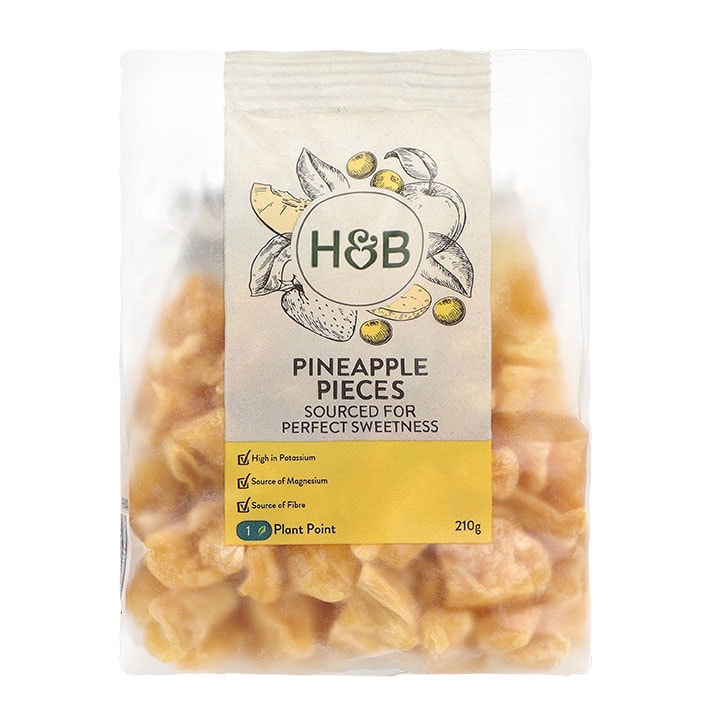 Holland & Barrett Pineapple Pieces 210g GOODS Holland&Barrett