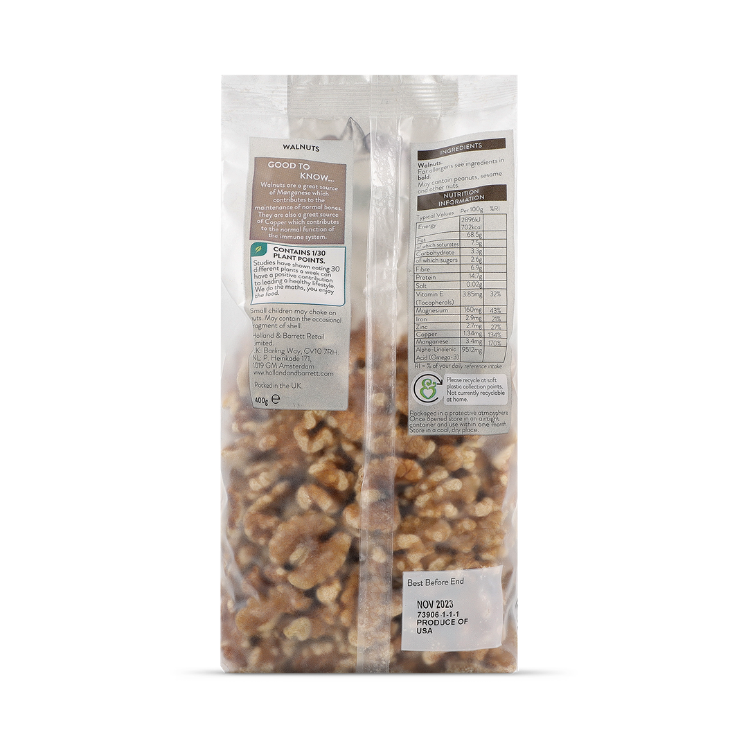 Holland Barrett Walnut Halves 400g