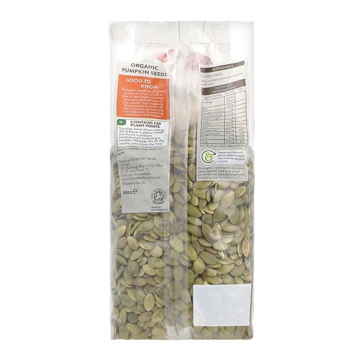 Holland & Barrett Organic Pumpkin Seeds 500g GOODS Holland&Barrett