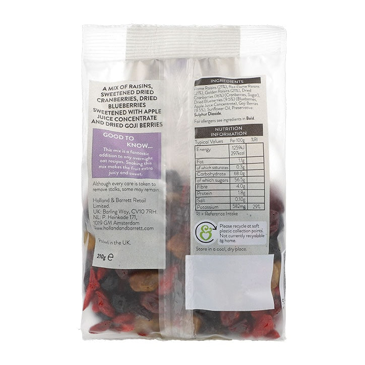 Holland & Barrett Super Berry Mix 210g