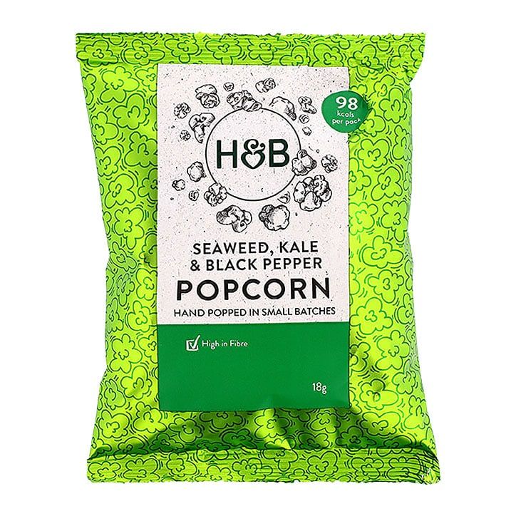 Holland & Barrett Popcorn Barely Salted 15g GOODS Holland&Barrett Seaweed, Kale & Black Pepper