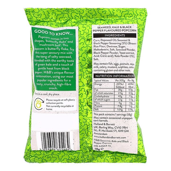 Holland & Barrett Popcorn Barely Salted 15g GOODS Holland&Barrett