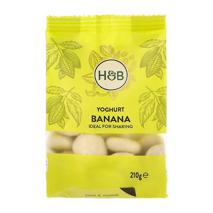 Holland & Barrett Yoghurt Flavour White Chocolate Coated Banana 210g GOODS Holland&Barrett