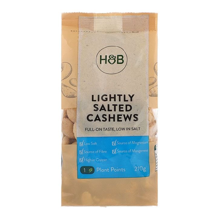 Holland & Barrett Lightly Salted Cashews 210g GOODS Holland&Barrett