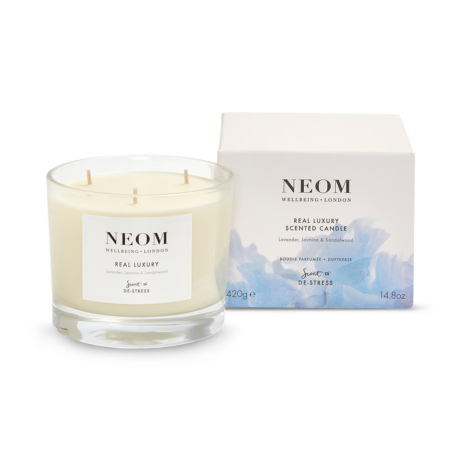 NEOM Real Luxury scented candle 420g (British brand)