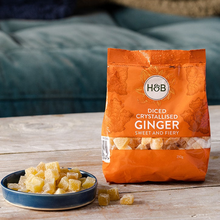 Holland & Barrett Diced Crystallised Ginger 210g