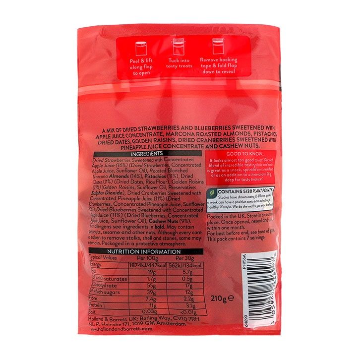 Holland & Barrett Treasure Trail Mix 210g GOODS Holland&Barrett