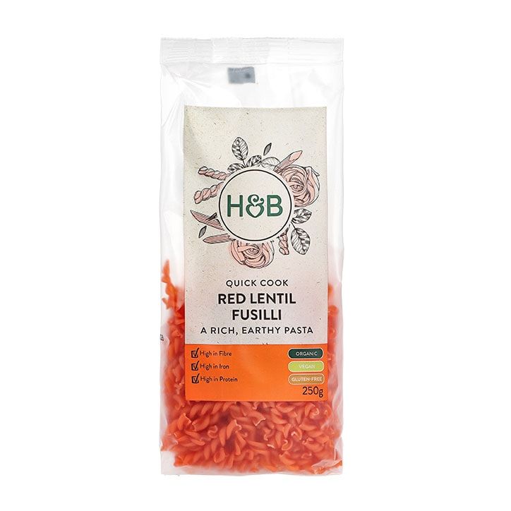 Holland & Barrett Red Lentil Fusilli 250g GOODS Holland&Barrett