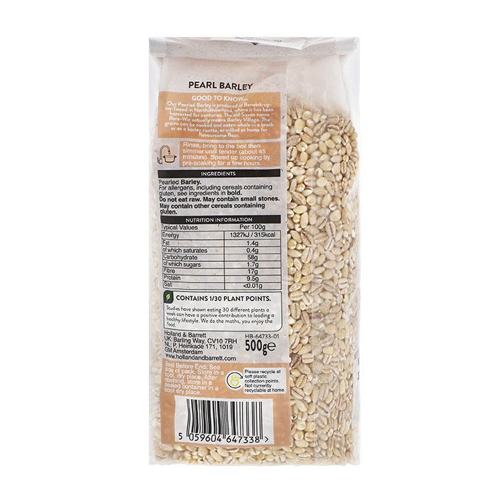 Holland & Barrett Pearl Barley 500g