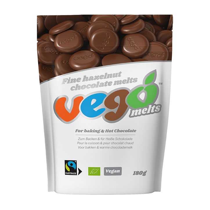 Vego Fine Hazelnut Gianduja Hot Chocolate Melts 180g