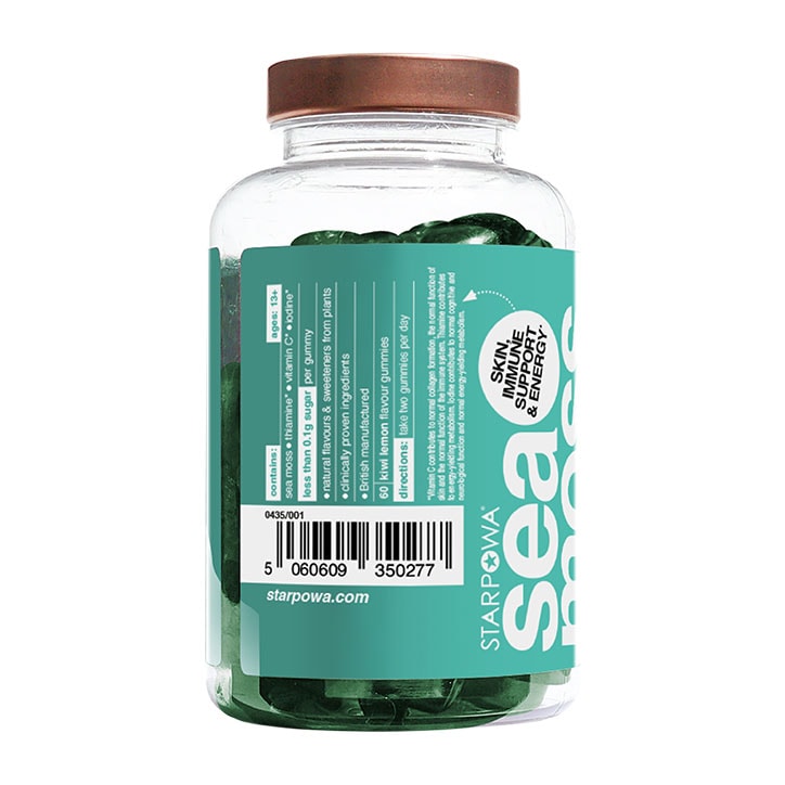 Starpowa Sea Moss 1000mg 60 Gummies GOODS Holland&Barrett