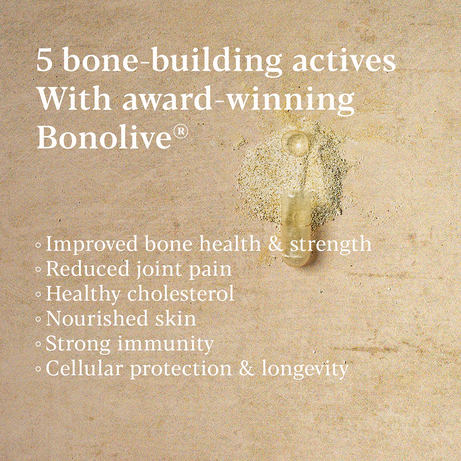 True Food Osteofood wholefood bone health blend 60 vegan capsules, UK version