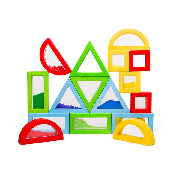 Bigjigs Toys Wooden Rainbow Sensory Shapes Toy GOODS Superdrug   