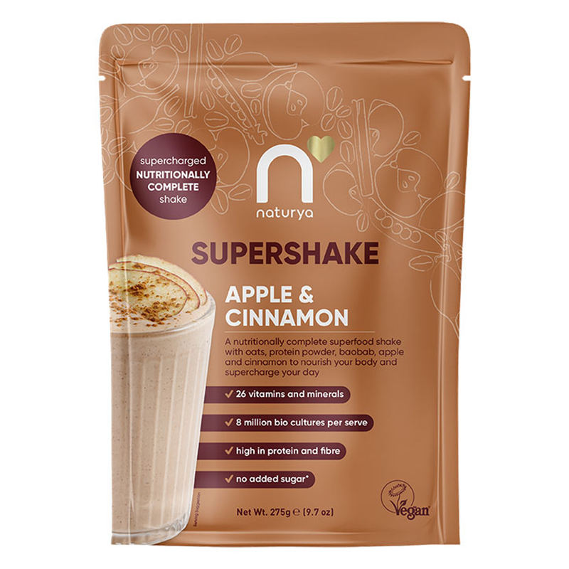 Naturya SuperShake Blueberry & Banana 275g - Apple & Cinnamon