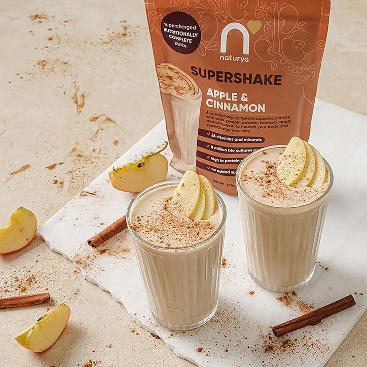 Naturya SuperShake Apple & Cinnamon 275g GOODS Holland&Barrett