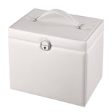 Livingandhome jewellery storage box white 26cm - British product