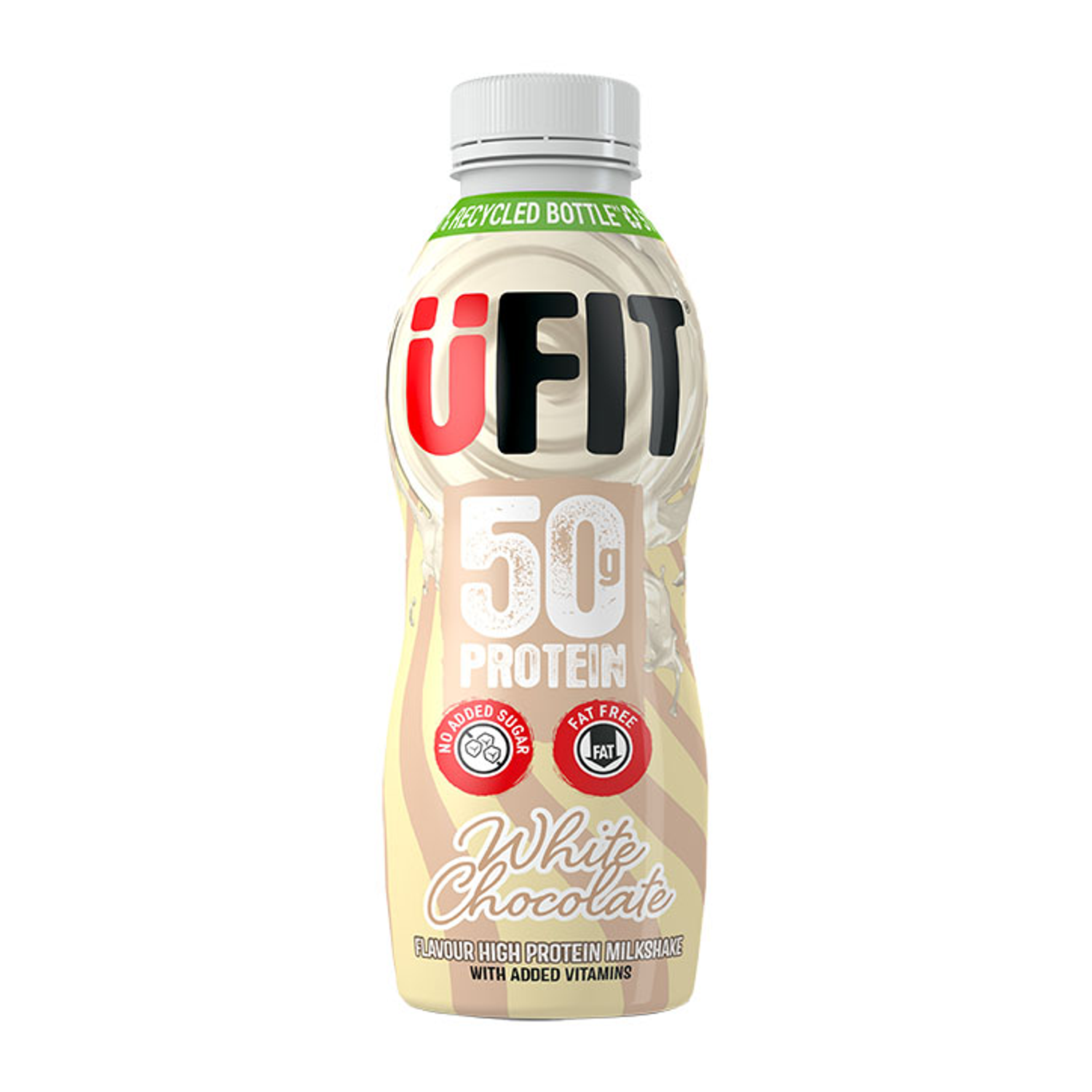 UFIT High Protein Shake Salted Caramel 500ml - White Chocolate
