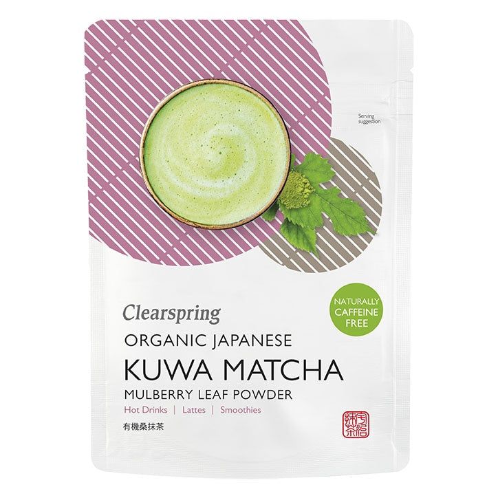 Clearspring Organic Japanese Kuwa Matcha Mulberry Leaf Powder 40g (Decaff) GOODS Holland&Barrett