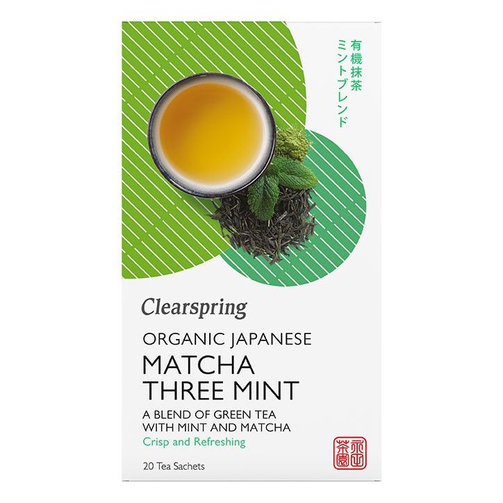 Clearspring Organic Japanese Matcha Turmeric, Green Tea 20 Tea Bags GOODS Holland&Barrett