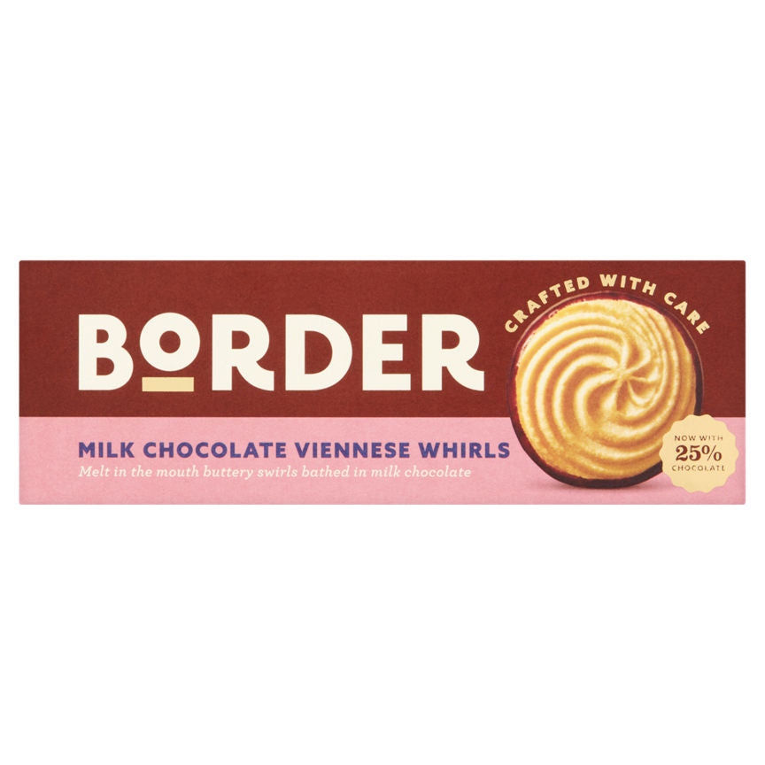 Border Beautifully Crafted Biscuits Light & Chocolatey Viennese Whirls GOODS ASDA   