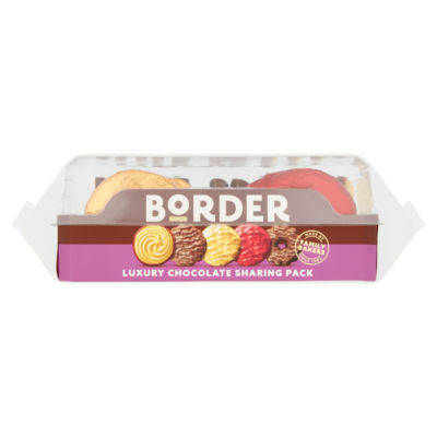 Border luxury chocolate biscuits assortment 365g (British brand)