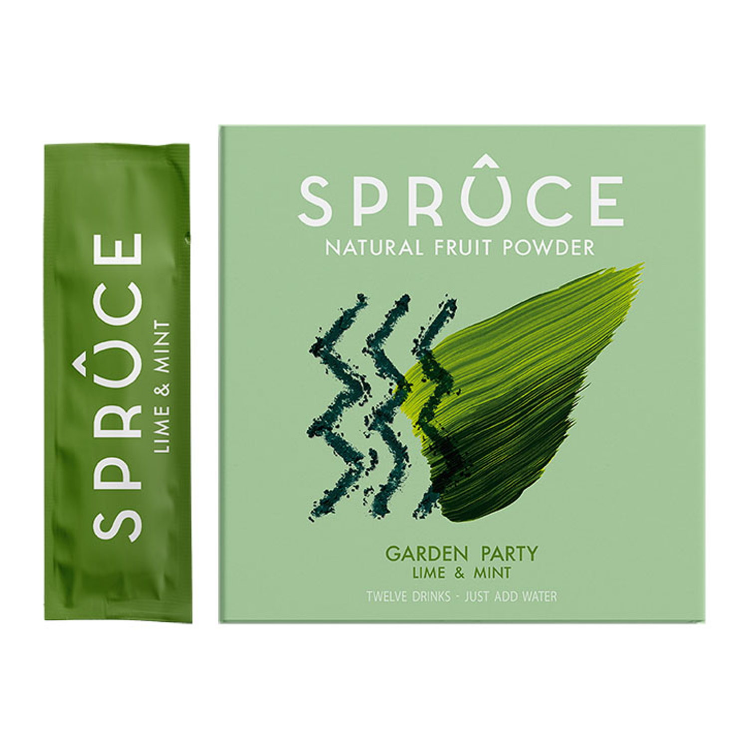 Spruce Pineapple & Grapefruit Water Infusions (12 Sachets) - Lime & Mint