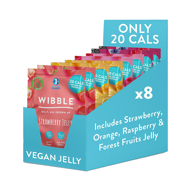 Wibble Raspberry Vegan Jelly Crystals 57g GOODS Holland&Barrett Raspberry