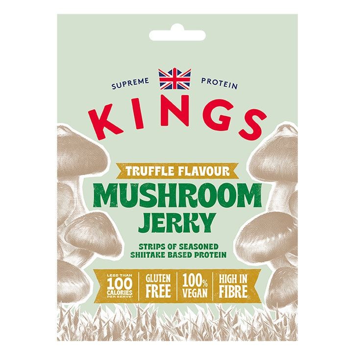 Kings Smoked Chipotle Mushroom Jerky 25g GOODS Holland&Barrett Truffle