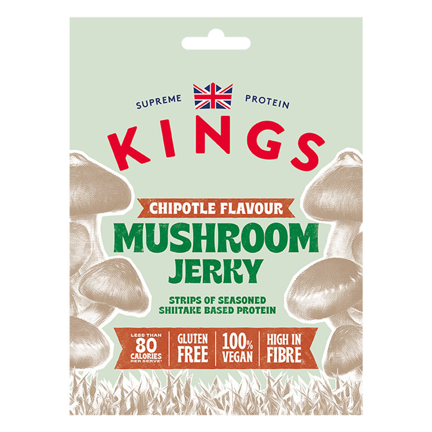 Kings Truffle Flavour Mushroom Jerky 25g - Chipotle