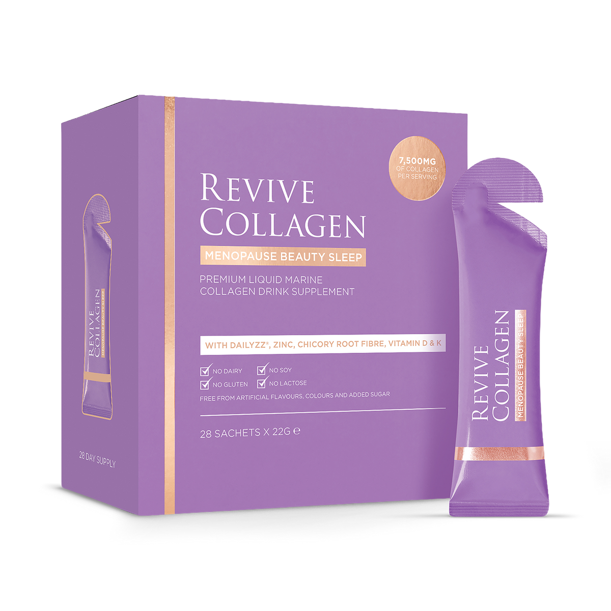 Revive Collagen Beauty Sleep Hydrolysed Marine Collagen Supplement 28 Days Supply