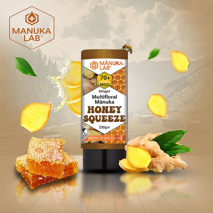 Manuka Lab Multifloral Manuka Honey Squeeze MGO 70 330g