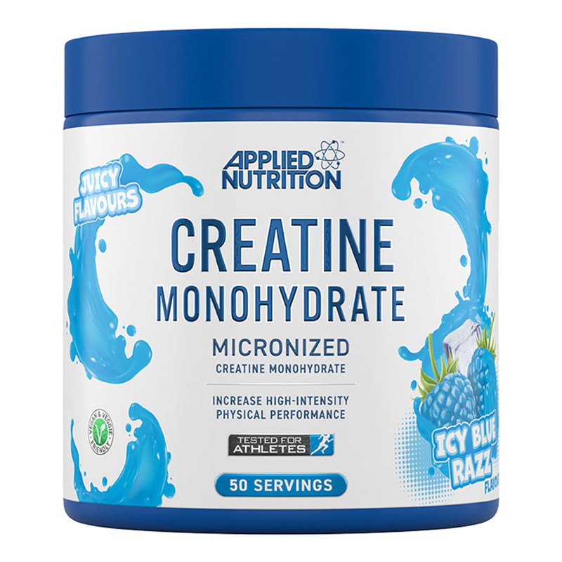 Applied Nutrition Creatine Monohydrate Unflavoured 250g - Icy Blue Raz