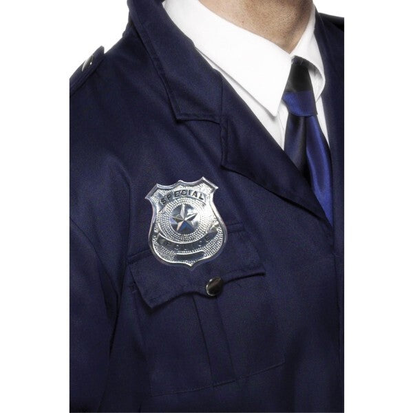 Smiffys Metal Police Badge
