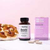 Fourfive Reishi Mushroom Bedtime Blend 60 Capsules GOODS Holland&Barrett   