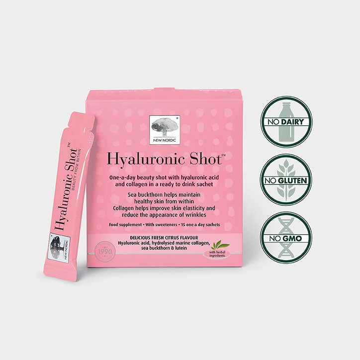 New Nordic Hyaluronic Shot 15 Sachets GOODS Holland&Barrett   