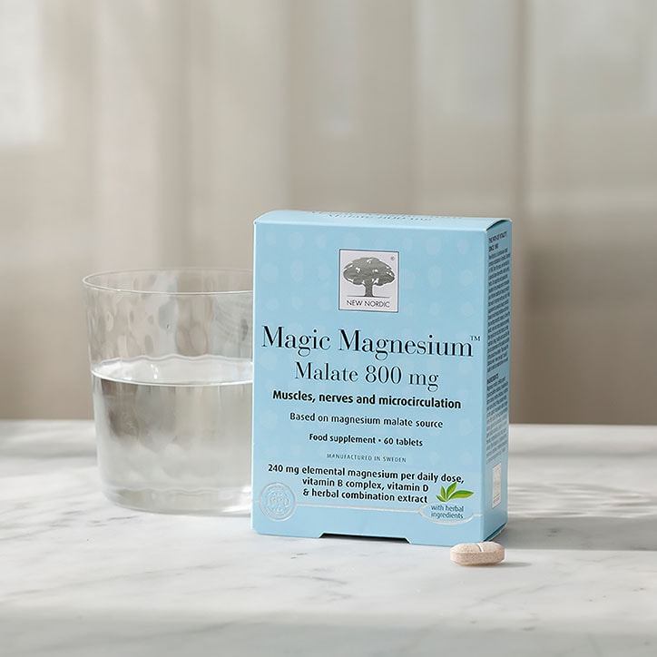 New Nordic Magic Magnesium Malate 800mg 60 Tablets GOODS Holland&Barrett   